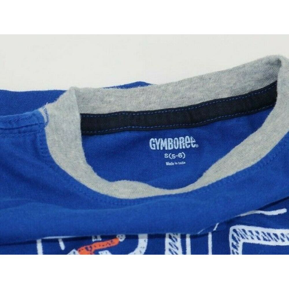 Gymboree Boys Outfit Bundle Denim Shorts Short Sleeve Size Small 5/6 - Picture 5 of 11